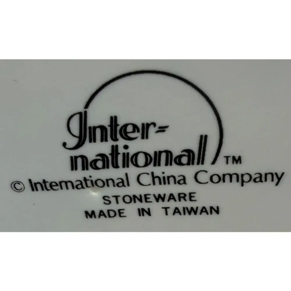 International China Company Canister Set Large and Small Capri Pattern